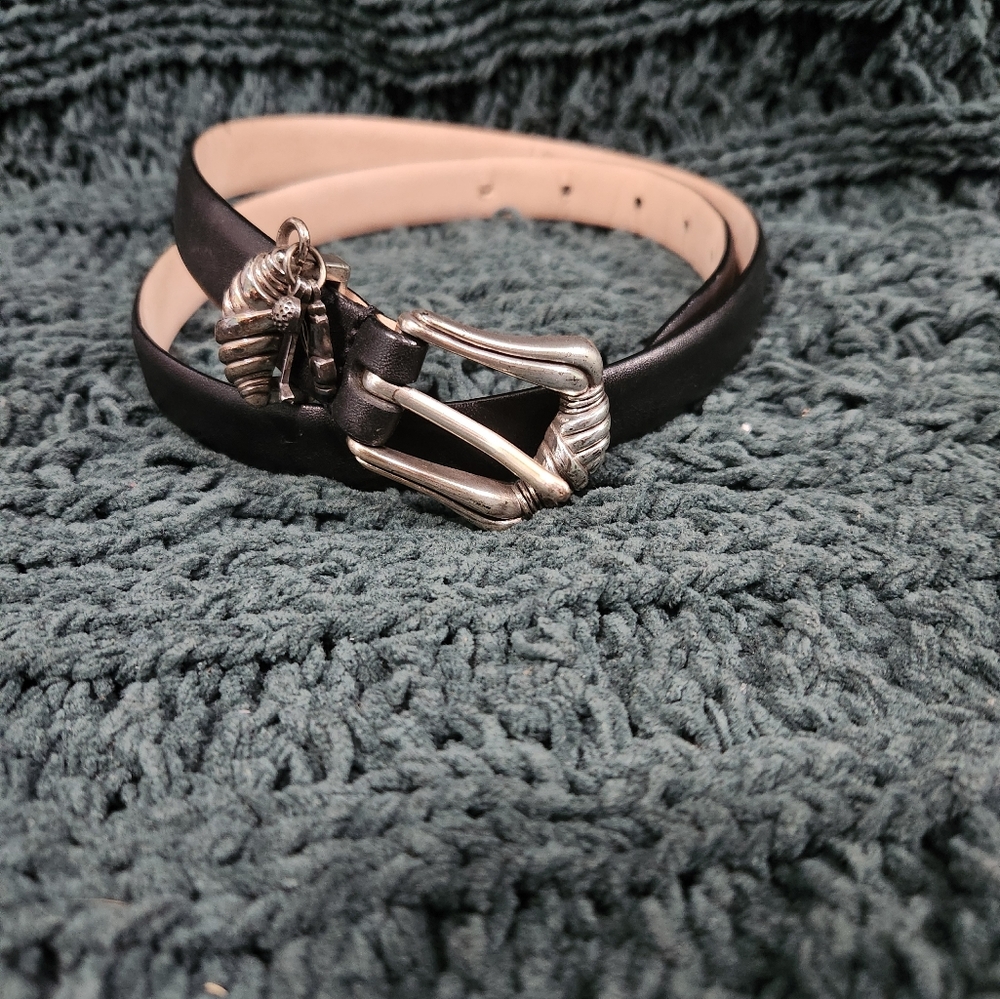Bill Adler Silver Golf Buckle Belt